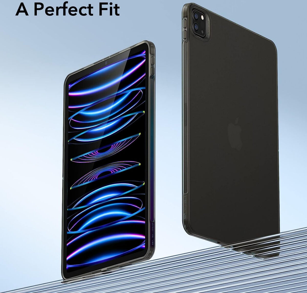 ESR Project Zero Apple iPad Pro 11 (2022/2021/2020) Hoes Frosted Zwart afbeelding 7