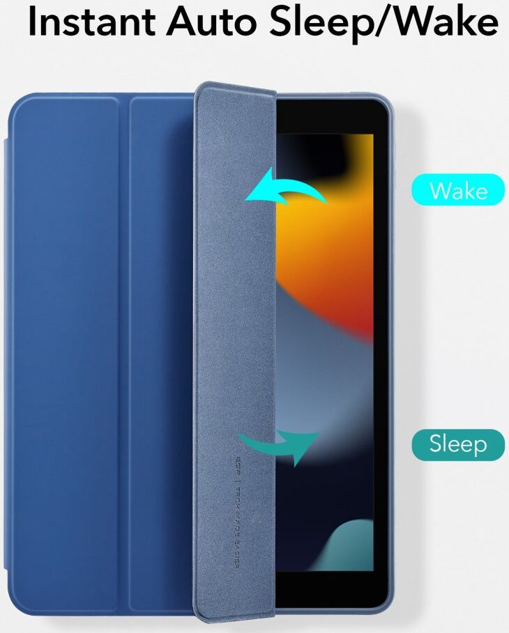 ESR Rebound Pencil Book Case Apple iPad 10.2 2019/2020/2021 Hoes Blauw afbeelding 9