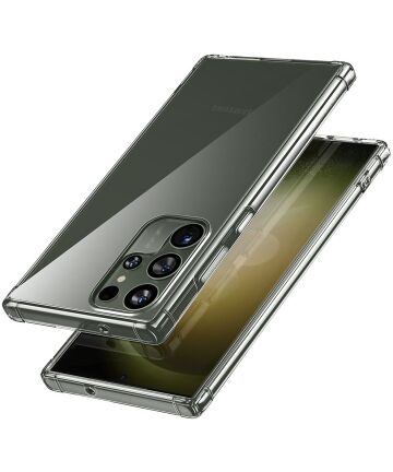 ESR Krystec Samsung Galaxy S23 Ultra Hoesje Back Cover Transparant Hoesjes