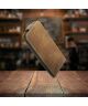 Rosso Element Samsung Galaxy A14 Hoesje Verticale Flip Case Bruin
