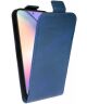 Rosso Element Samsung Galaxy A54 Hoesje Verticale Flip Case Blauw