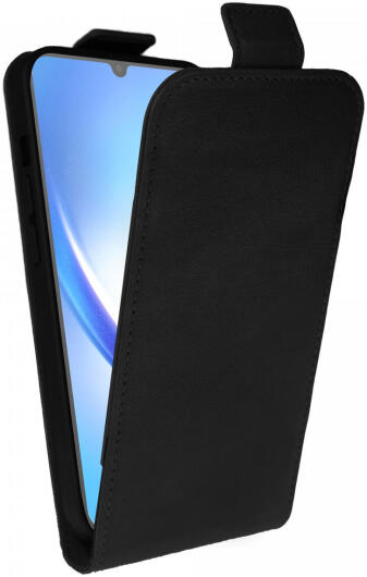 Rosso Element Samsung Galaxy A53 Hoesje Verticale Flip Case Zwart afbeelding 1
