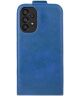 Rosso Element Samsung Galaxy A53 Hoesje Verticale Flip Case Blauw