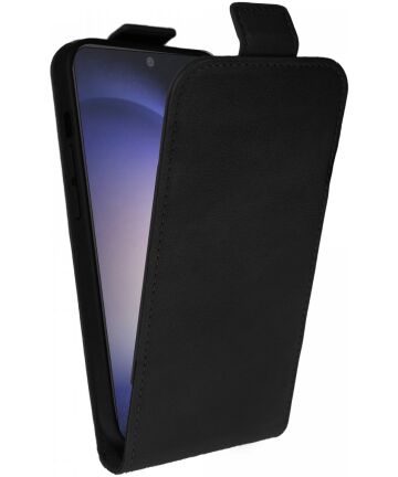 Rosso Element Samsung Galaxy S23 Hoesje Verticale Flip Case Zwart Hoesjes
