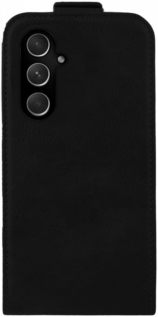 Rosso Element Samsung Galaxy S23 Hoesje Verticale Flip Case Zwart afbeelding 3