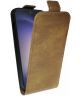 Rosso Element Samsung Galaxy S23 Hoesje Verticale Flip Case Bruin