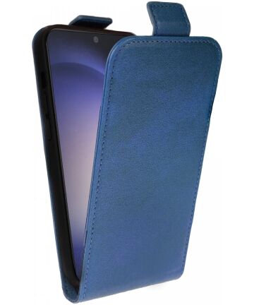 Rosso Element Samsung Galaxy S23 Hoesje Verticale Flip Case Blauw Hoesjes
