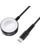 Choetech Magnetische Apple Watch USB-C Kabel 1M Made For Watch Zwart