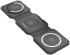 Choetech 3-in-1 Opvouwbare Draadloze Lader iPhone/AirPods/Watch Zwart afbeelding 1