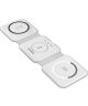 Choetech 3-in-1 Opvouwbare Draadloze Lader iPhone/AirPods/Watch Wit