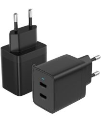 Choetech Power Delivery Oplader met 2 USB-C Poorten 40W Zwart