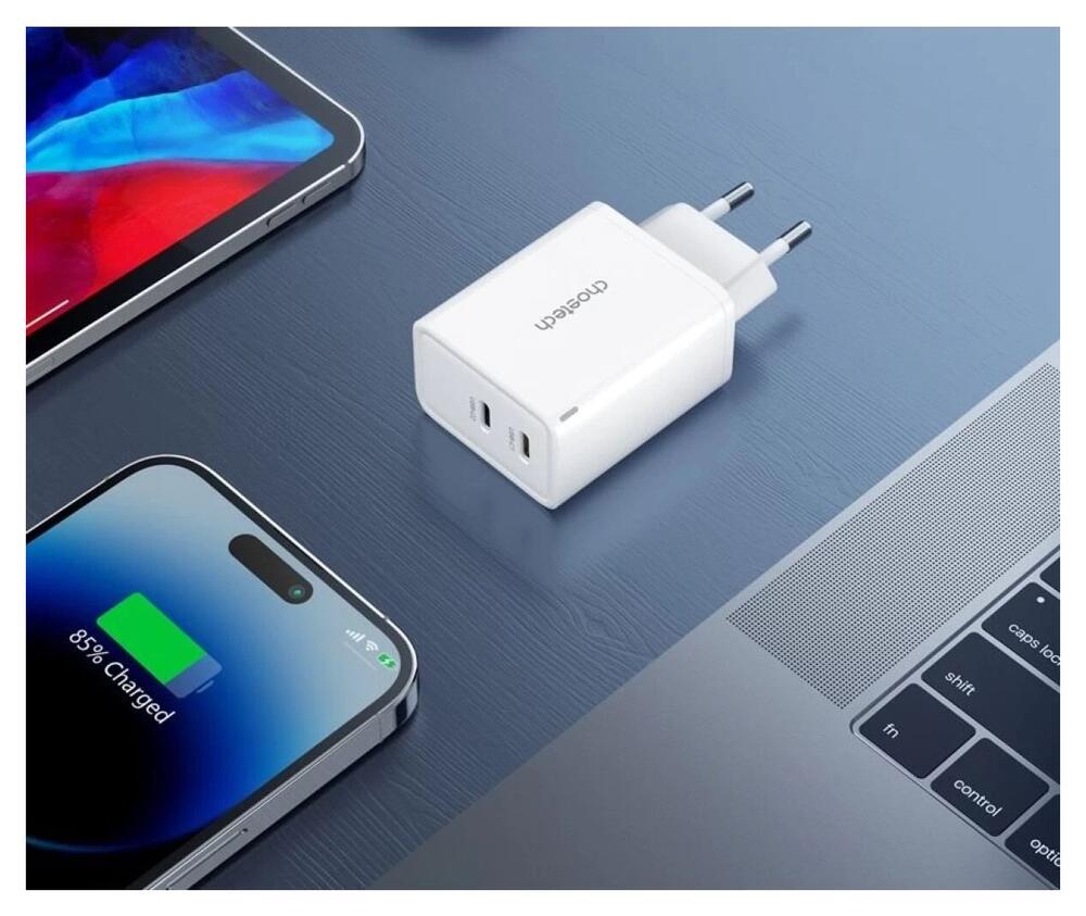 Choetech 65W GaN Snellader Adapter Telefoon/Tablet/Laptop/MacBook afbeelding 5