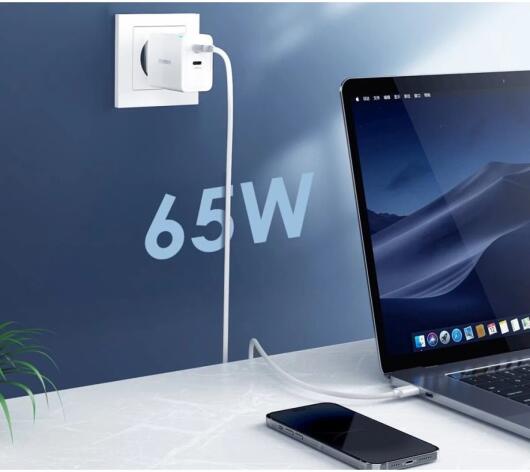 Choetech 65W GaN Snellader Adapter Telefoon/Tablet/Laptop/MacBook afbeelding 3