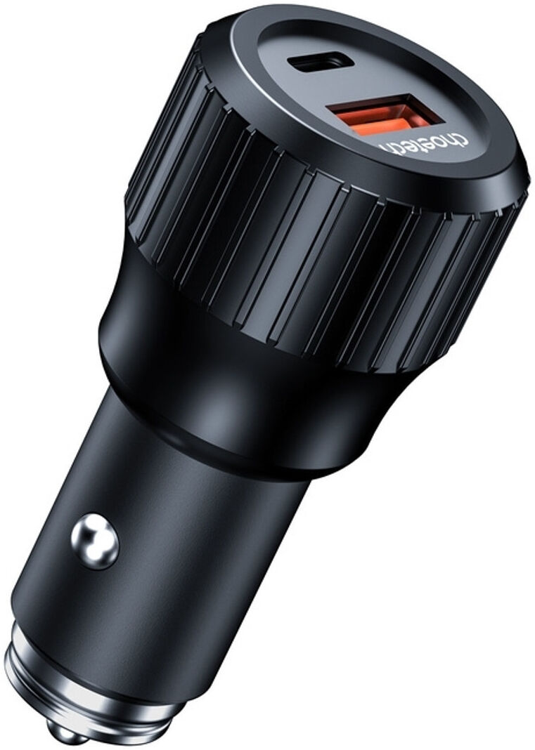 Choetech 63W Duo Fast Charge Autolader USB en USB-C Zwart afbeelding 2