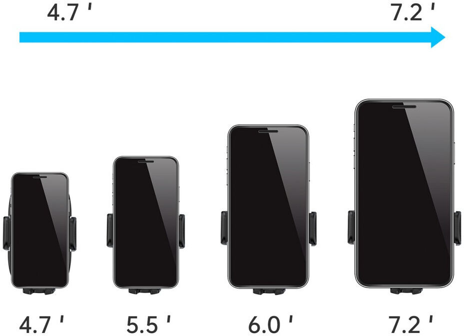 Choetech 360° Verstelbare Ventilatierooster Telefoonhouder Auto Zwart afbeelding 5