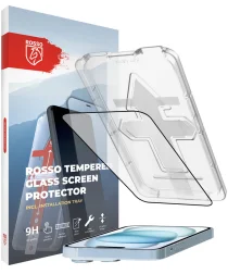 Rosso Apple iPhone 15 Tempered Glass met Installatietray