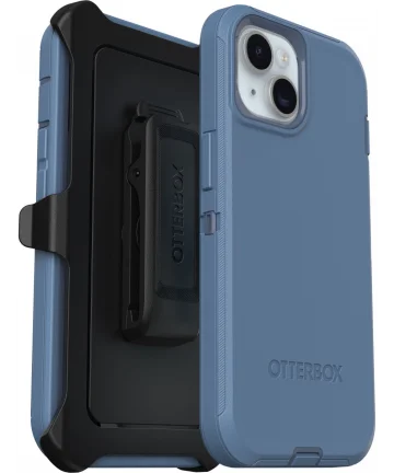 OtterBox Defender Apple iPhone 15 Hoesje Back Cover Blauw Hoesjes