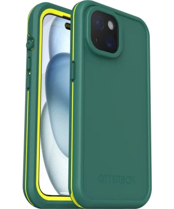 OtterBox Fre MagSafe Apple iPhone 15 Hoesje Waterdicht Groen Hoesjes