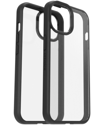 OtterBox React Apple iPhone 15 Hoesje Back Cover Transparant Zwart Hoesjes