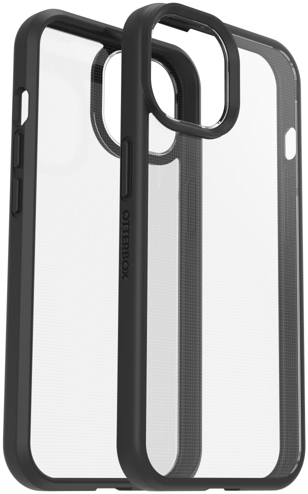 OtterBox React Apple iPhone 15 Hoesje Back Cover Transparant Zwart afbeelding 2