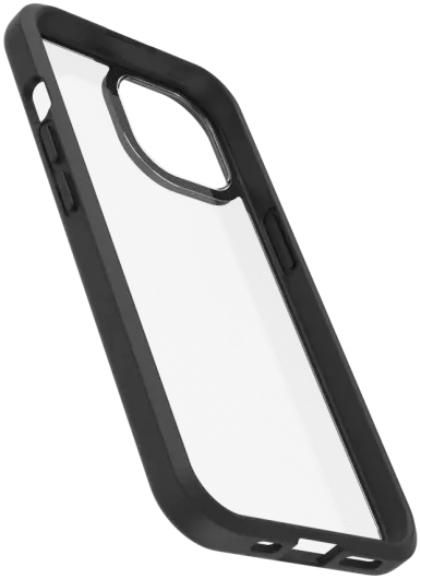 OtterBox React Apple iPhone 15 Hoesje Back Cover Transparant Zwart afbeelding 4