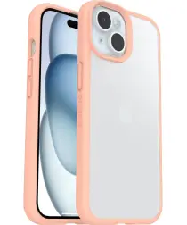 OtterBox React Apple iPhone 15 Hoesje Back Cover Transparant Roze afbeelding