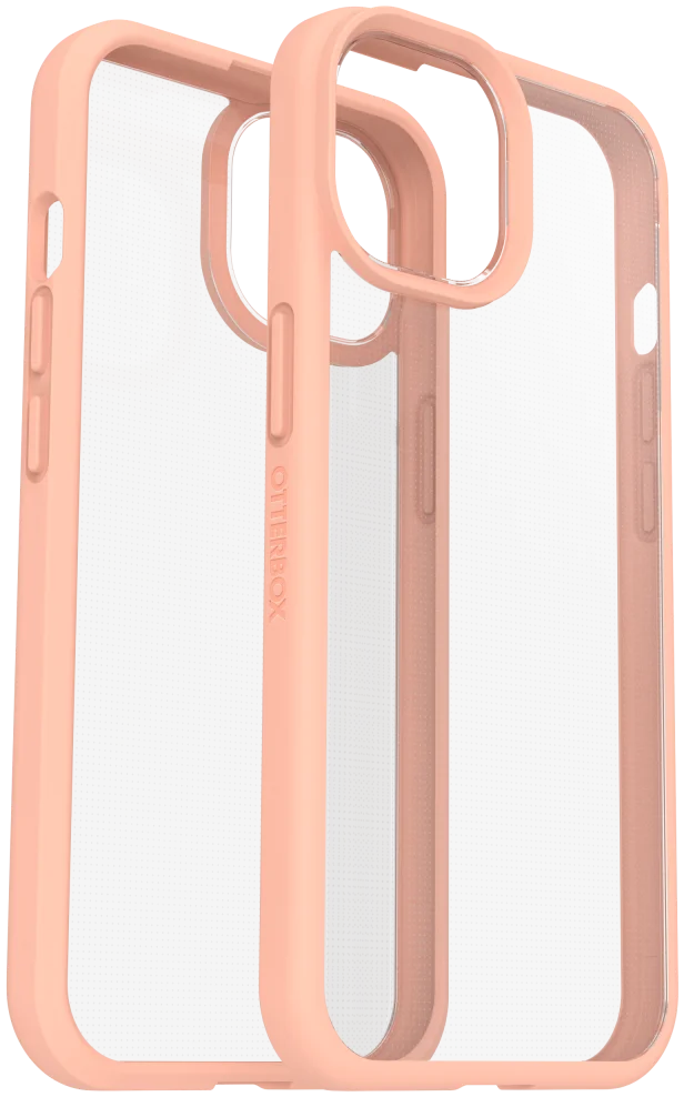 OtterBox React Apple iPhone 15 Hoesje Back Cover Transparant Roze afbeelding 2