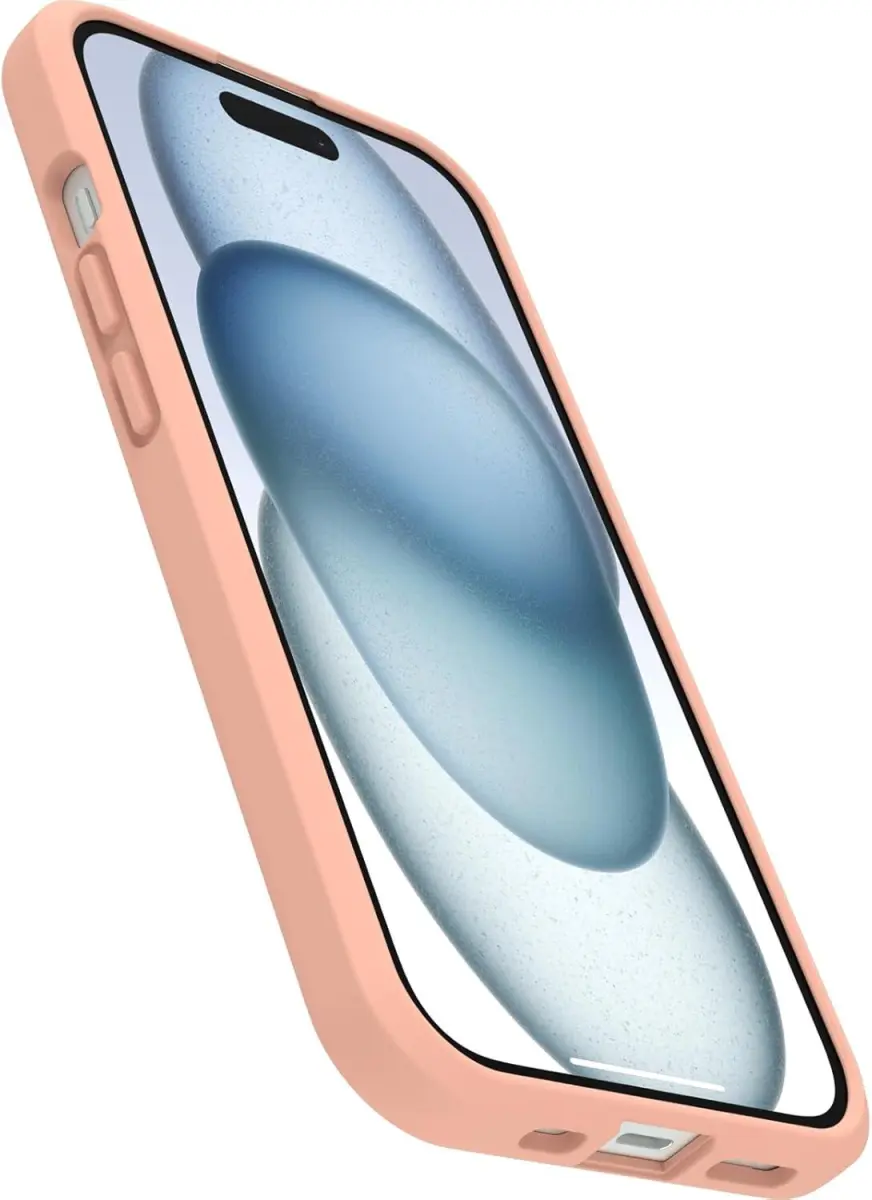 OtterBox React Apple iPhone 15 Hoesje Back Cover Transparant Roze afbeelding 2