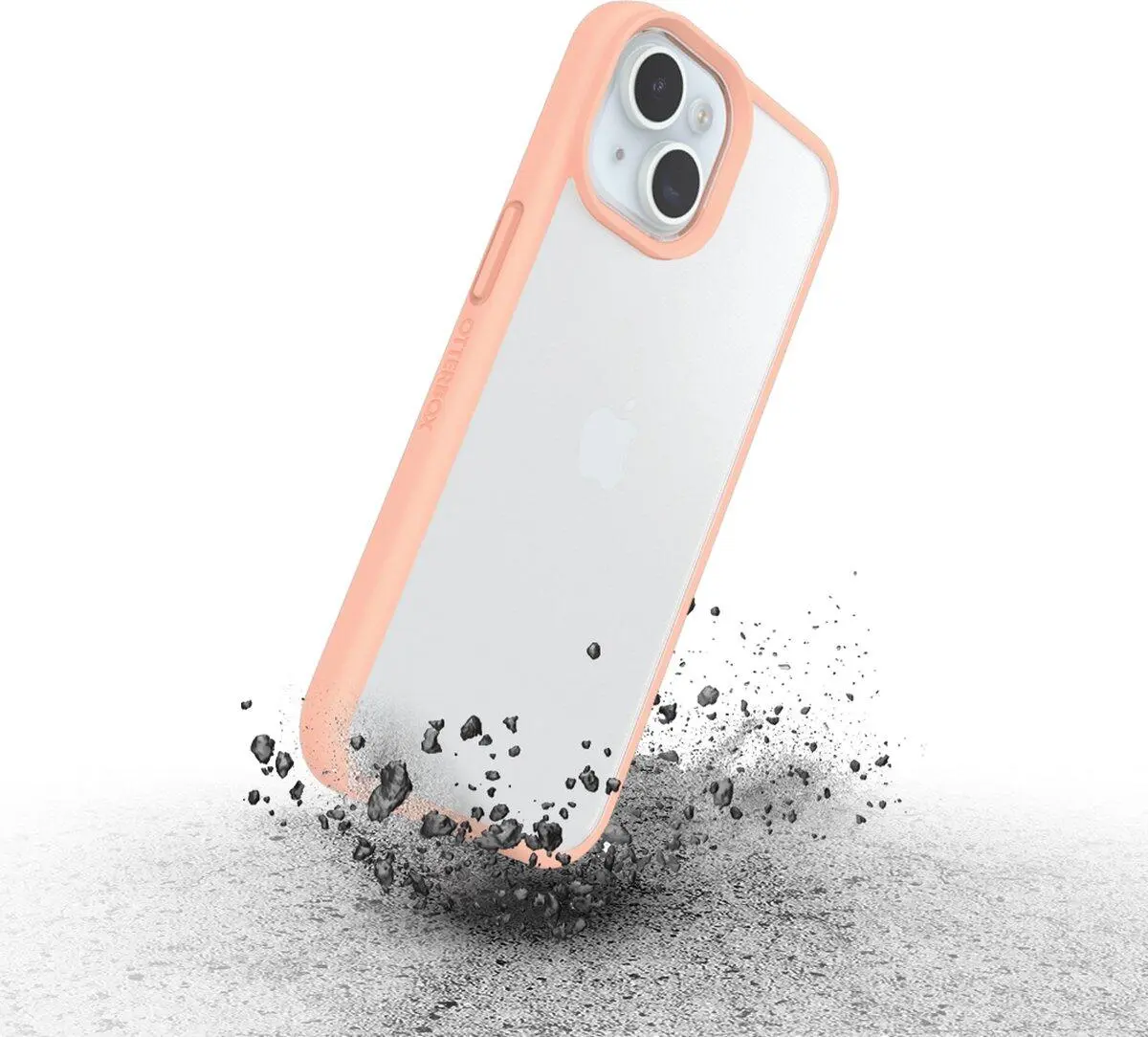 OtterBox React Apple iPhone 15 Hoesje Back Cover Transparant Roze afbeelding 3