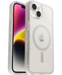 OtterBox Symmetry iPhone 15 Hoesje MagSafe Transparant + Screen Protector afbeelding