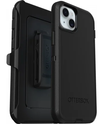 OtterBox Defender Apple iPhone 15 Plus Hoesje Back Cover Zwart Hoesjes