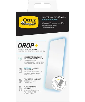 OtterBox Premium Pro Glass iPhone 15 Plus Blue Light Screen Protector Screen Protectors
