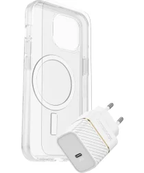 OtterBox iPhone 15 Plus Hoesje MagSafe met Tempered Glass en 30W Lader