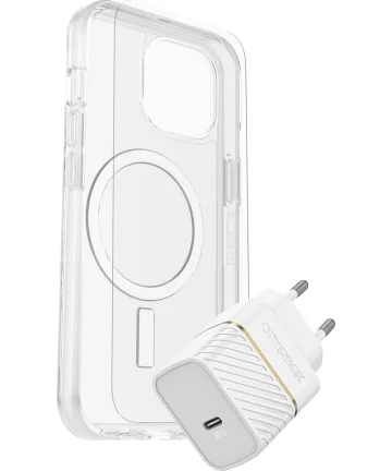 OtterBox iPhone 15 Plus Hoesje MagSafe met Tempered Glass en 30W Lader Hoesjes