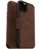 OtterBox Strada iPhone 15 Plus Hoesje MagSafe Book Case Leer Bruin