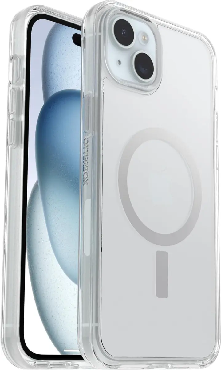 OtterBox Symmetry Apple iPhone 15 Plus Hoesje Back Cover Transparant afbeelding 1