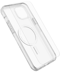 OtterBox Symmetry iPhone 15 Plus Hoesje Transparant + Screen Protector