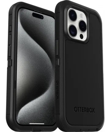 OtterBox Defender XT iPhone 15 Pro Hoesje MagSafe Zwart Hoesjes