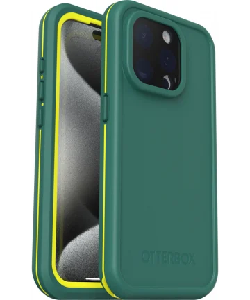OtterBox Fre MagSafe Apple iPhone 15 Pro Hoesje Waterdicht Groen Hoesjes