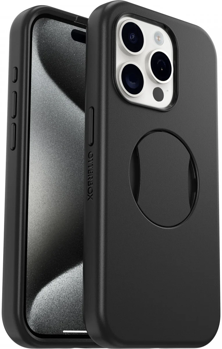 OtterBox OtterGrip Apple iPhone 15 Pro Hoesje Back Cover MagSafe Zwart afbeelding 1