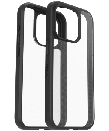 OtterBox React Apple iPhone 15 Pro Hoesje Transparant Zwart Hoesjes