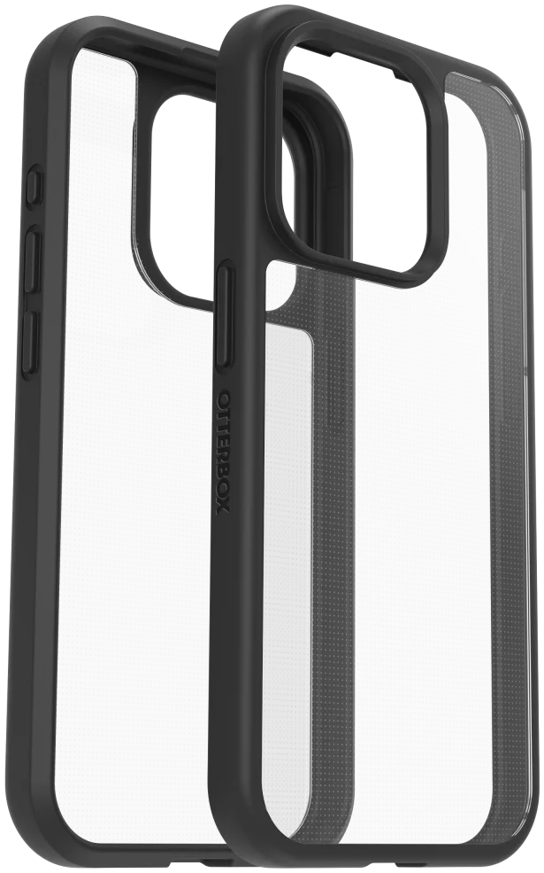 OtterBox React Apple iPhone 15 Pro Hoesje Transparant Zwart afbeelding 3