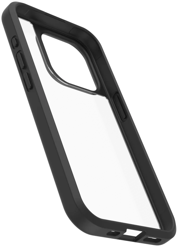 OtterBox React Apple iPhone 15 Pro Hoesje Transparant Zwart afbeelding 9