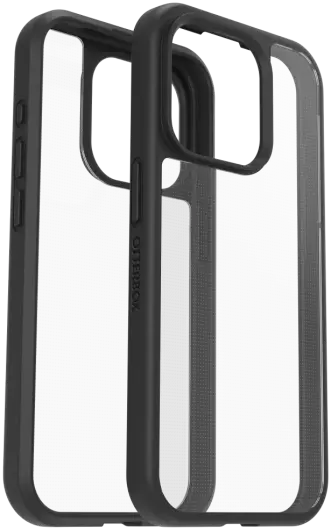 OtterBox React Apple iPhone 15 Pro Hoesje Transparant Zwart afbeelding 3