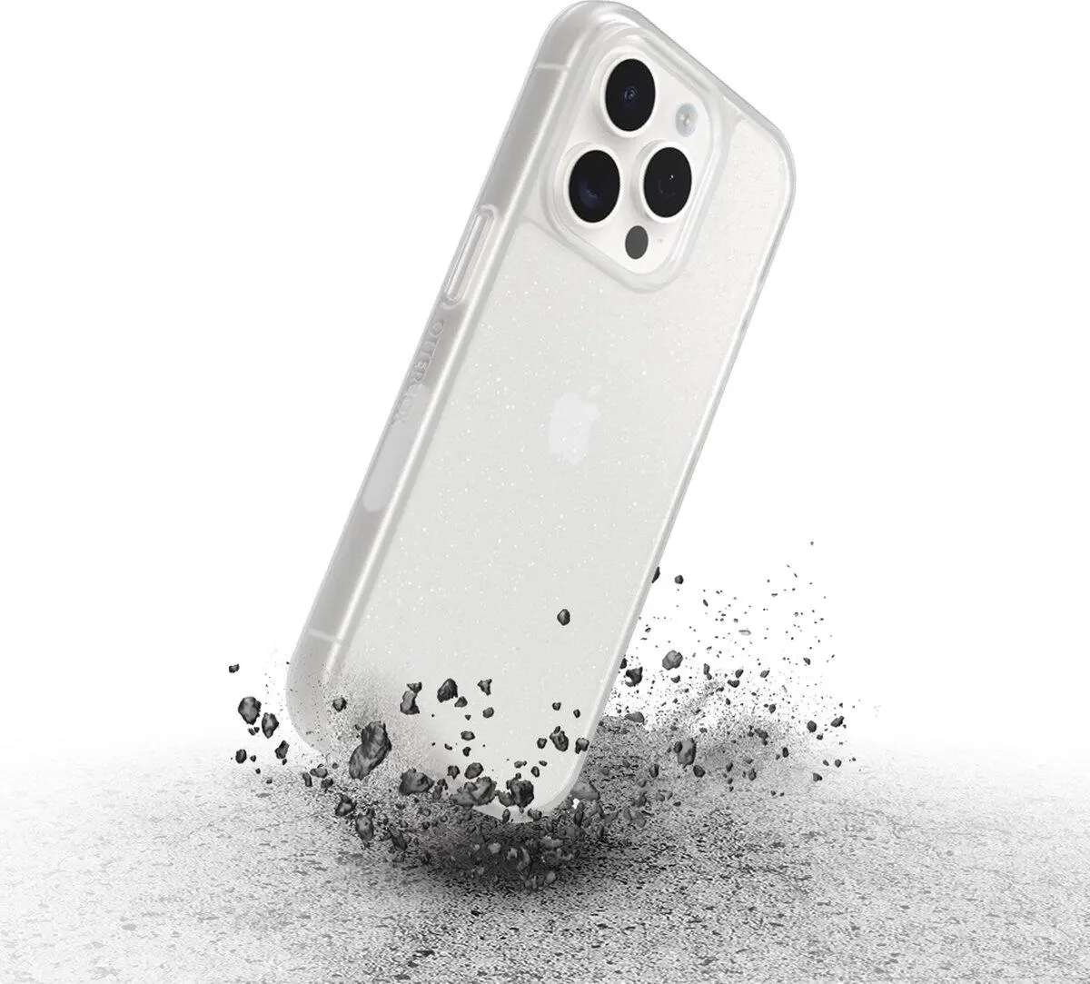 OtterBox React Apple iPhone 15 Pro Hoesje Transparant Glitter afbeelding 4