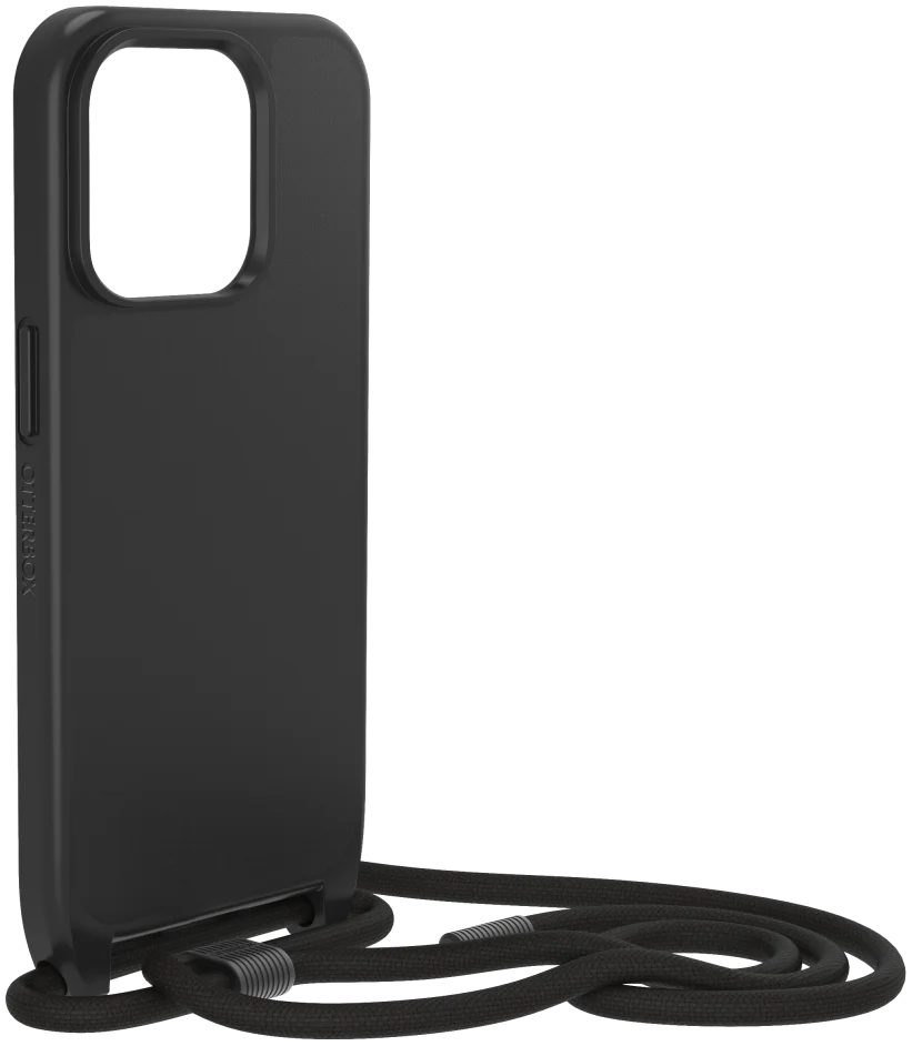 OtterBox React Necklace MagSafe iPhone 15 Pro Hoesje Koord Zwart afbeelding 8