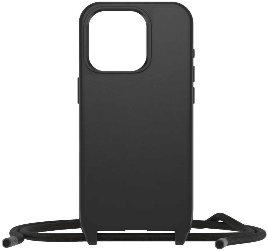 OtterBox React Necklace MagSafe iPhone 15 Pro Hoesje Koord Zwart afbeelding 7