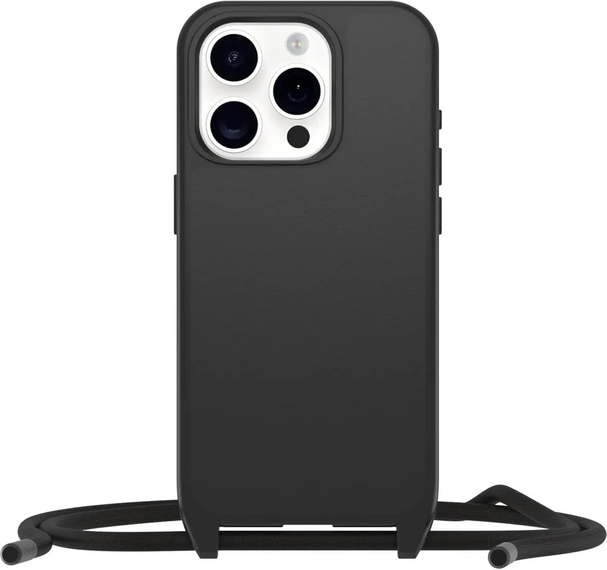 OtterBox React Necklace MagSafe iPhone 15 Pro Hoesje Koord Zwart afbeelding 5
