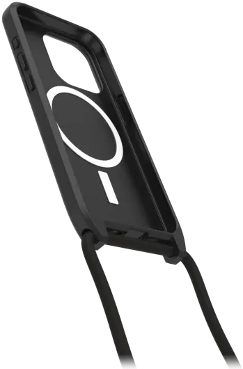 OtterBox React Necklace MagSafe iPhone 15 Pro Hoesje Koord Zwart afbeelding 9