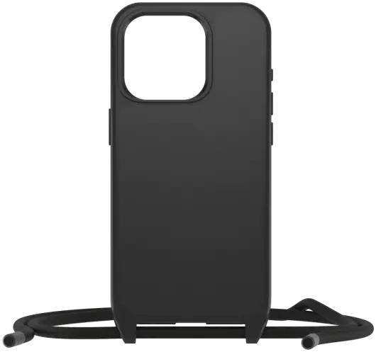 OtterBox React Necklace MagSafe iPhone 15 Pro Hoesje Koord Zwart afbeelding 7